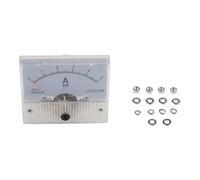 85C1 DC Medidor de panel analógico con ajuste fino y escala clara para aplicaciones de voltaje 0-30V/50V y corriente 0-5A/10A (0-5A)
