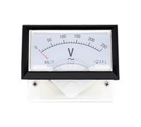 85L17 AC 5V 10V 15V 25V 30V 45V 50V 75V 70 * 40mm Rectángulo Analog Volt Voltaje Panel Medidor 1 Pz(20V)