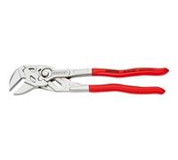KNIPEX Tenaza llave alicate y llave en una sola herramienta cromado recubiertos de plástico 250 mm, 86 03 250