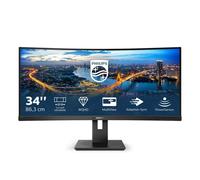 86,4cm/34 (3440x1440) PHILIPS B-Line 345B1C Curvado 5ms 21:9 USB 2xHDMI [EEK: F]