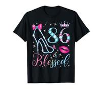 86 & Blessed Fiesta de cumpleaños número 86, mujer reina de 86 años Camiseta
