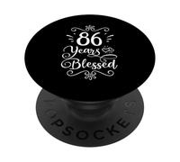 86 Cumpleaños 86 Años Santísimo Religioso Jesús Dios PopSockets PopGrip Adhesivo