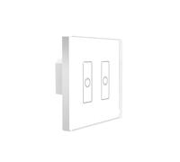 86 modelos de pantalla táctil DALI pared DIM CCT RGB RGBW controlador interruptor alimentado por bus botón luz LED doble grupo DALI;(EDA2)
