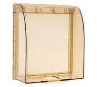 86 tipo enchufe aire caja impermeable cubierta de eléctrica enchufe montado en la pared caja a prueba de polvo fácil de instalar cubierta de interruptores de pared