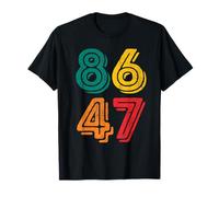 8647 Anti Trump, 86 47 Vintage Impeach Trump, Retro Resist Camiseta