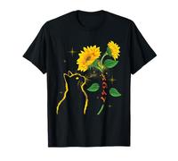 8647 Sutil Anti Trump 86 47 Girasol Amantes de los Gatos Feminista Camiseta