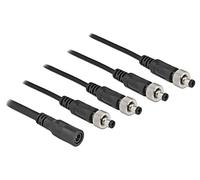 86588 Cable DC 5.5/2.1 Enchufe x4,DC 5.5/2.1 Enchufe recto 0.5m DELOCK