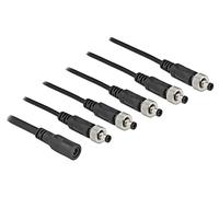 86590 Cable DC 5.5/2.1 Enchufe x5,DC 5.5/2.1 Enchufe recto 0.5m DELOCK