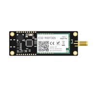 868/915MHz Lora RF Transceptor Offline Test Development Kit Pantalla OLED E32-SC 20/30dbm Larga Distancia Botón Control con Antena (868/915M UART 30dbm)