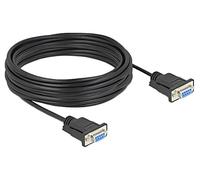 86827 Cable D-Sub 9pin Hembra, ambos lados PVC L: 10m negro DELOCK
