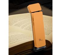 86lux Luz de Lectura Recargable Para Lectura en La Cama, Ultraligera, con 3 Colores ámbar y atenuador Continuo Para Lectura Nocturna, Para Amantes de Los Libros, Niños, niños, papaya