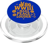 86WWIII - Cancelar la guerra - Hacer la paz más fuerte PopSockets PopGrip para MagSafe