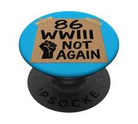 86WWIII - Otra vez no - Haz las paces PopSockets PopGrip Adhesivo