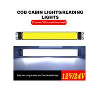 (87 cuentas de lámpara) LED 12-24V Iluminación interior del automóvil Tira de luz nocturna de lectura