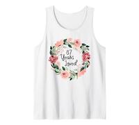 87 Years Loved Women Men 87 Years Old 87th Birthday Camiseta sin Mangas