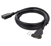 Delock Cable DisplayPort 1.2 hembra a hembra para instalación 4K 60Hz 2m