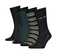 8719965009202 Corte Regular Classic Sock Giftbox, Green Black Combo, 39-42 (Pack de 4) Hombres
