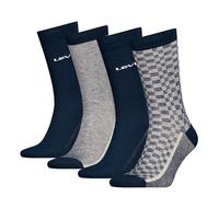 8719965009202 Denim Corte Regular Classic Sock Giftbox, Azul, 39-42 (Pack de 4) Hombres