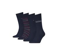 8719965009202 Tin Tommy Stripe Sock Giftbox, Azul Marino, 43-46 (Pack de 4) Hombres