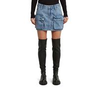 8719965012981 Minifalda Cargo Wmn, Multicolor (Faded Blue Star D27703-d536-h550), 27W EU