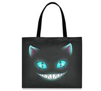 874 Bolso Tote 40X50Cm, Impresión Linda Del Gato De Cheshire Divertido Bolsos Mujer Ligera Bolsa De Viaje Reutilizable Bolsa Tote Para Vida Viajes Gimnasio