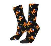 874 Calcetines Deporte, Referéndum Independencia Bandera Cataluña Calcetines Casual Socks Respirable Calcetines Mujer Para Hombre Mujer Deporte 40cm