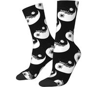 874 Calcetines, Ying Yan (Yin Yang) Calcetines Hombre Moda Socks Casual Calcetines Mujer Para Ciclismo Trabajo Mujer 40cm