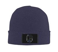 874 Gorro Beanie, Policía K-9 Delgada Línea Azul Clásico Gorro De Punto Transpirable Sombrero Tablista Unisex para Corriendo Esquí Hombre