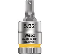WERA-05003385001-8740 A HF Hex-Plus 5/32" x 28 mm - Vaso de punta Zyklop con función de retención 1/4"