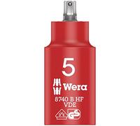 Wera 05004901001 Vaso con Punta Hexagonal 3/8", 5.0 mm