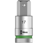 WERA-05003828001-8740 C HF Hex-Plus 17,0 x 60 mm - Vaso de punta Zyklop con función de retención 1/2"