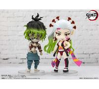 Tamashii Nations Figuras Daki y Gyutaro – Set de 2, 9 cm, Figuarts Mini, Kimetsu no Yaiba