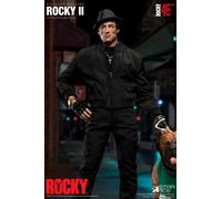 87583 Rocky Balboa Traje Negro 1/6 Deluxe AF Star Ace