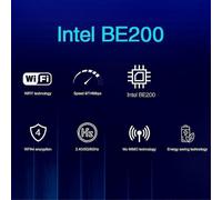 8774Mbps WiFi 7 PCIe Network Card for 2.4G/5G/6GHz Bluetooth 5.4 Adapter