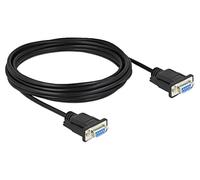 87784 Cable D-Sub 9pin Hembra, ambos lados PVC L: 5m negro DELOCK
