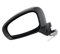 8791047170-PFM Para Prius 2010-2015 Espejo Retrovisor 3 Pines Con Imprimación Negro Lateral Plegable Manual Completo Espejo Lateral(1pc left)
