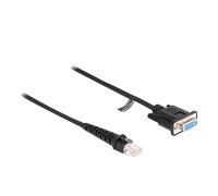 87996 - Cable en espiral conector RJ50 a toma D-Sub 9 1,5 m negro