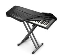 88 Cubierta para teclado de piano, cubierta para teclado de piano, cubierta de teclado electrónico, funda protectora antipolvo para teclado de piano, 135 x 30 x 13,5 cm, negro