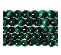 88 cuentas de piedra de ojo de tigre verde natural de 4 mm, cuentas espaciadoras redondas sueltas para hacer joyas, pulseras, accesorios, hebra de 15 pulgadas