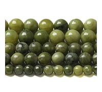 88 cuentas sueltas de jade verde chino de 4 mm para hacer joyas, pulseras, collares, 1 hebra