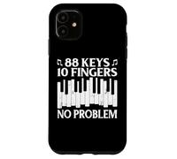 88 Keys 10 Fingers Pianist Musician Keyboard Player Piano Carcasa para iPhone 11