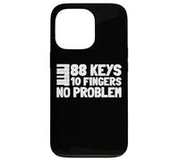88 Keys 10 Fingers Pianist Musician Keyboard Player Piano Carcasa para iPhone 13 Pro