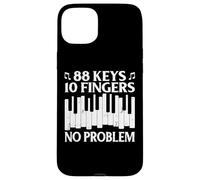 88 Keys 10 Fingers Pianist Musician Keyboard Player Piano Carcasa para iPhone 15 Plus