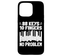 88 Keys 10 Fingers Pianist Musician Keyboard Player Piano Carcasa para iPhone 15 Pro MAX