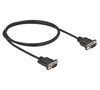 88000 Cable D-Sub 9pin Enchufe, PVC ambos lados L: 1m Negro DELOCK