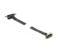88043 - Tarjeta Riser PCI Express x1 Macho 90° acodada a Ranura x1 90° acodada