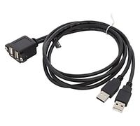 88105 Cable USB 2.0 USB A Hembra x2,USB A-Macho x2 1m Negro DELOCK