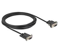 88239 Cable D-Sub 9pin Hembra, DC 5.5/2.1 Enchufe, Ambos Lados DELOCK