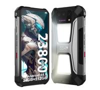 8849 Tank 2 Pro Movil Resistente, Android 14 Teléfono Móvil Irrompible con Proyector, 24GB RAM+512GB ROM 6.79'' Smartphone 4G Movil Todoterreno 23800mAh, 100MP Cámara Principal/Camping Light/OTG/GPS