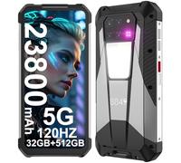 8849 Tank 3 Teléfono Movil Resistente, 23800mAh/120W Android 13 Móvil Irrompible 5G, 32GB RAM+512GB ROM, 6.79'' FHD+ Smartphone Resistente con 1200 Lúmenes Luz Camping, 200MP Cámara Principal/GPS/OTG